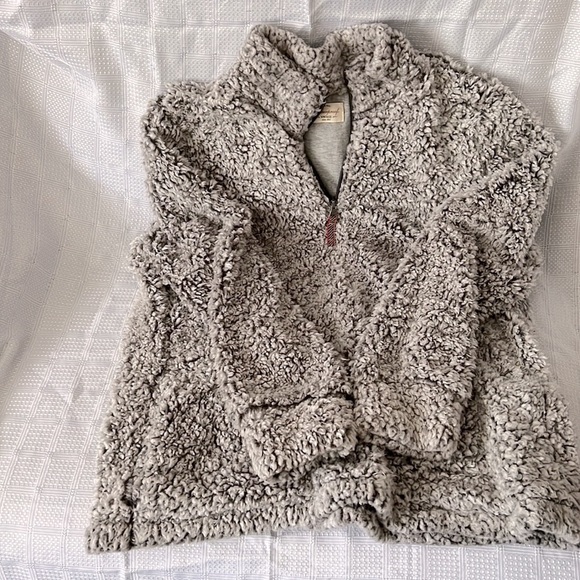 Cozy pull over 3/4 zip faux shearling size XL ‘Original Weatherproof Vintage’ - Picture 1 of 6